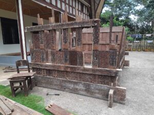 A small size of old Toraja Tongkonan House