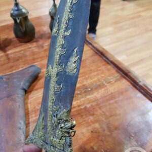 Keris Betok With Dragon-patterned Blade Keris Betok With Dragon-patterned Blade