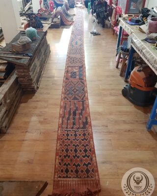 Old Sekomandi Sambo Tanete (Pori Lonjong) - Authentic Natural Dye Ikat (9 meter)