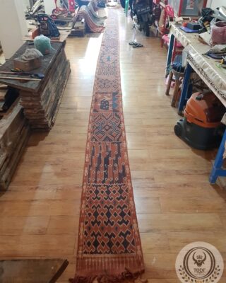 Old Sekomandi Sambo Tanete (Pori Lonjong) - Authentic Natural Dye Ikat (9 meter)