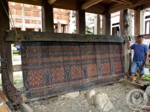 Old Toraja Traditional Granary's Wall Panel