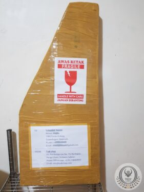 Toraja Tongkonan Small Triangle Wood Panels 70cm x 80cm
