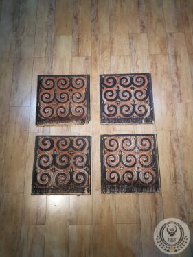 Wood Carving Panels from Toraja Tongkonan Wall Panel (Sa'dan Andulan)