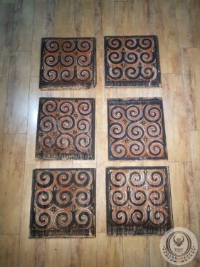 Wood Carving Panels from Toraja Tongkonan Wall Panel (Sa'dan Andulan)