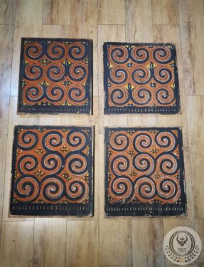 Wood Carving Panels from Toraja Tongkonan Wall Panel (Sa'dan Andulan)
