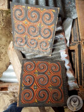 Wood Carving Panels from Toraja Tongkonan Wall Panel (Sa'dan Andulan)