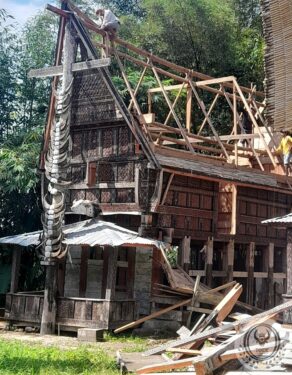 Wood Carving Panels from Toraja Tongkonan Wall Panel (Sa'dan Andulan)