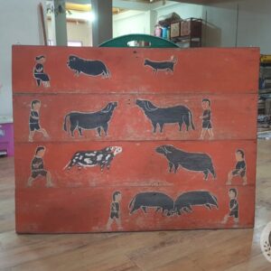 Dodo Alang (Granary) Toraja - Buffalo and Human Motif