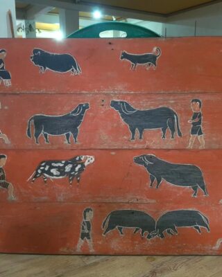 Dodo Alang (Granary) Toraja - Buffalo and Human Motif
