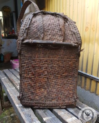 Old Toraja Rattan Basket Bag