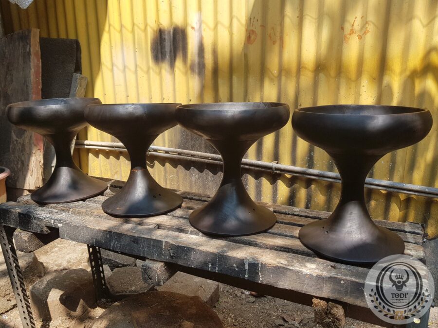 Toraja Kandean Dulang (Traditional Wooden Bowls) - (Height 26cm x Diameter 25cm)