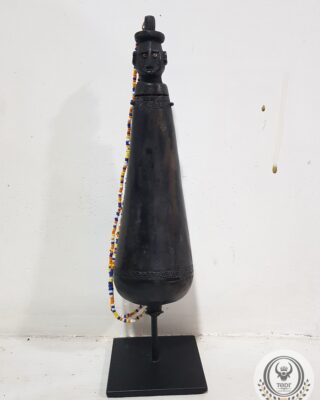 Water Buffalo Horn Medicine Container